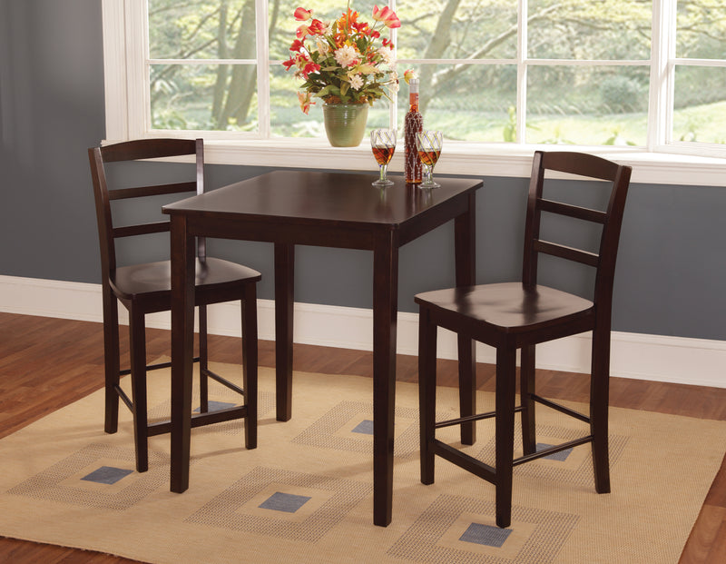 30" Square Shaker Leg Dining Table- Table, Counter and Bar Height