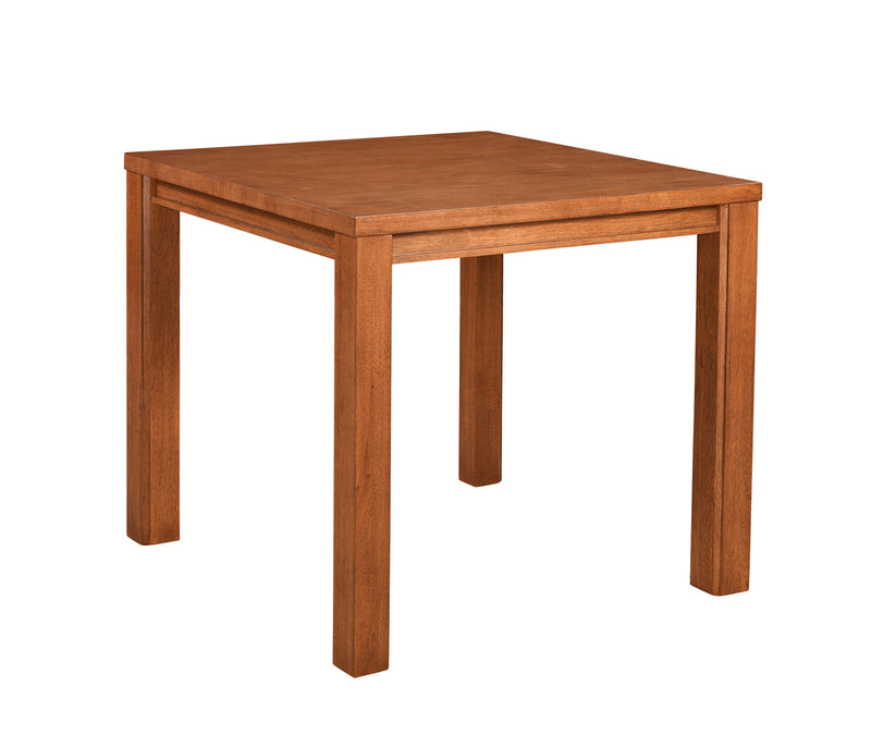 Gabe Square Table in Bourbon, 36-inch counter height - Barewood