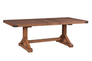 Farmhouse Chic Extension Dining Table - Barewood