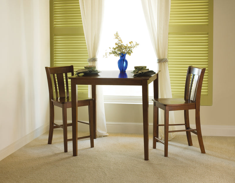 36" Square Shaker Leg Dining Table