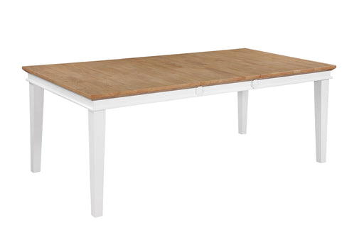 Sanibel Dining Table in Honey and White - Barewood