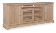 84" Lockport Entertainment Center - Barewood