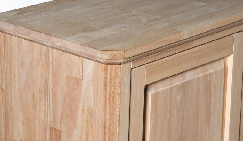 84" Lockport Entertainment Center - Barewood