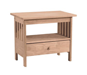 Mission TV Stand - Barewood