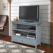 Mission Corner TV Stand - Barewood