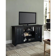 Mullion Door Entertainment Center - Barewood