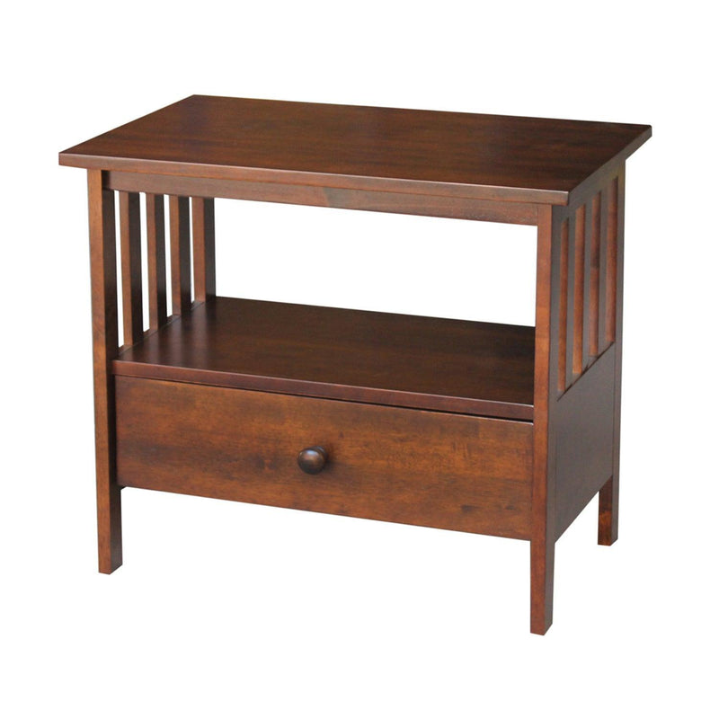 Mission TV Stand - Barewood