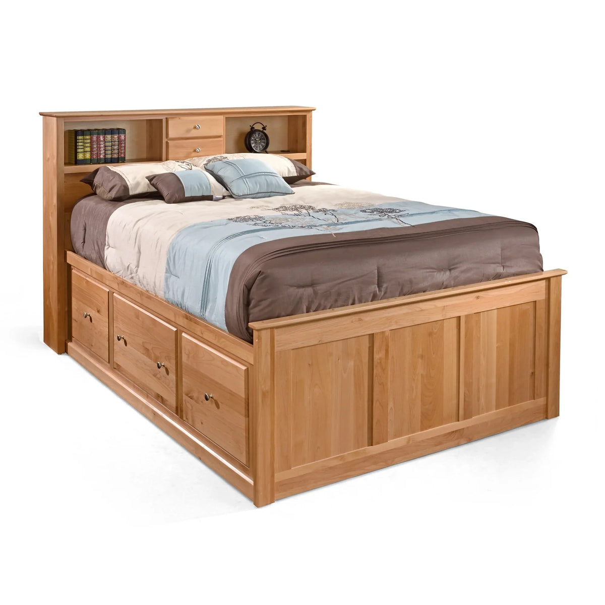 Shaker Bookcase Chest Bed