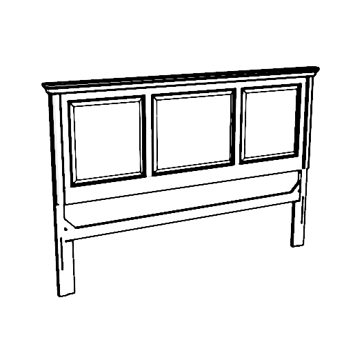 Perfect Balance Traditional Queen Panel Bed