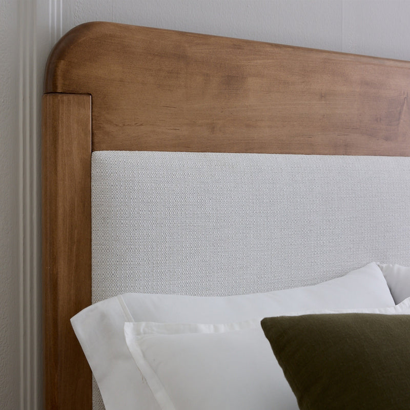 Amish Essentials Warren Upholstered Platform Bed