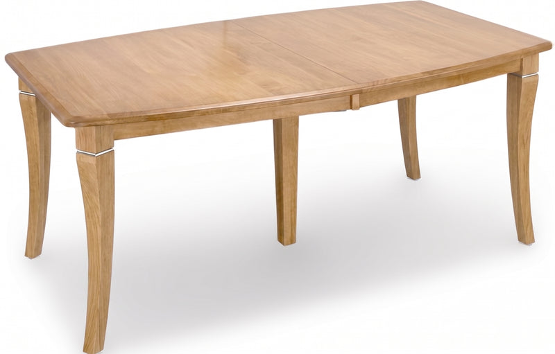 Amish Essentials Flare Leg Boat-Shaped Dining Table