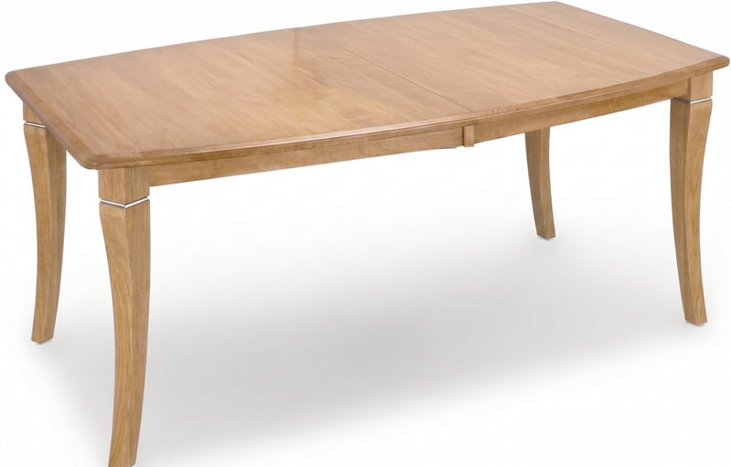 Amish Essentials Flare Leg Boat-Shaped Dining Table