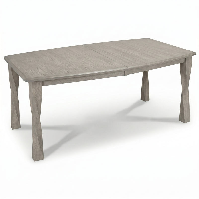 Amish Essentials Counter Height Twist Leg Boat-Shaped Dining Table