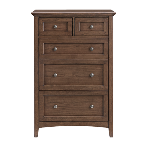 McKenzie 5-Drawer Tall Chest in Java - Barewood
