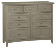 McKenzie Nine Drawer Dresser - Barewood