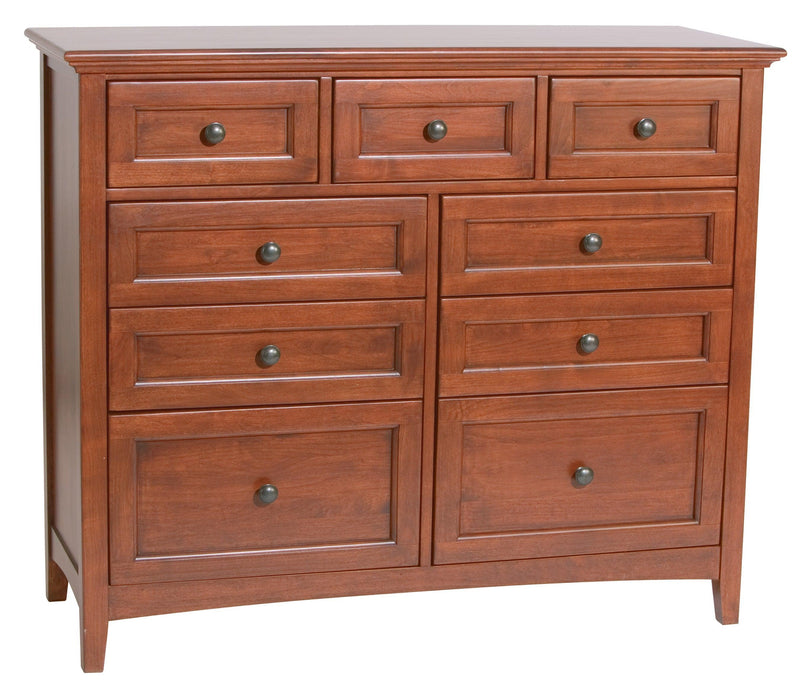 McKenzie Nine Drawer Dresser - Barewood