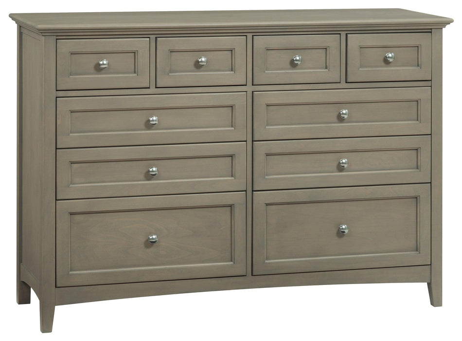 McKenzie Ten Drawer Dresser - Barewood