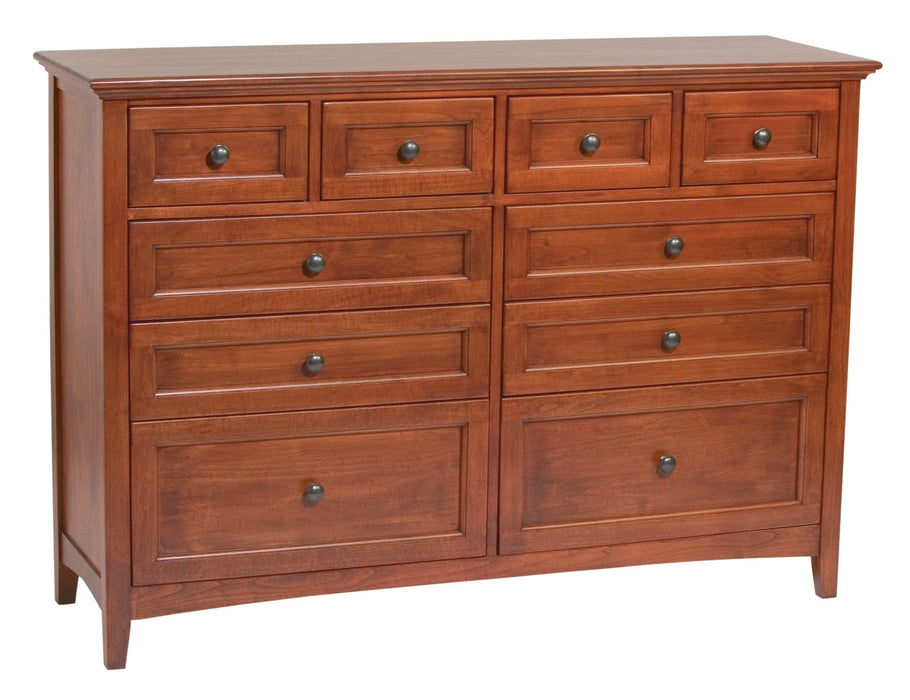 McKenzie Ten Drawer Dresser - Barewood