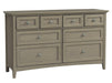 McKenzie Eight Drawer Dresser - Barewood