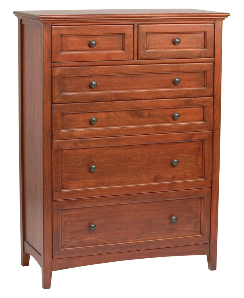 McKenzie Six Drawer Chest - Barewood