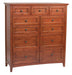 McKenzie Eleven Drawer Chest - Barewood