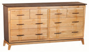 Addison 70"W Low Dresser - Barewood