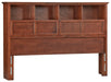 McKenzie Bookcase Headboard - Barewood