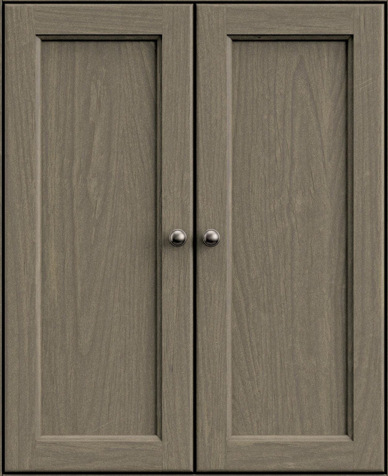 Mckenzie 24" Wide Cabinet and Hutch - Barewood