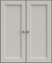 Mckenzie 36" Wide Cabinet and Hutch - Barewood