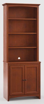 Mckenzie 30" Wide Cabinet and Hutch - Barewood