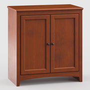 Mckenzie 30" Wide Cabinet and Hutch - Barewood