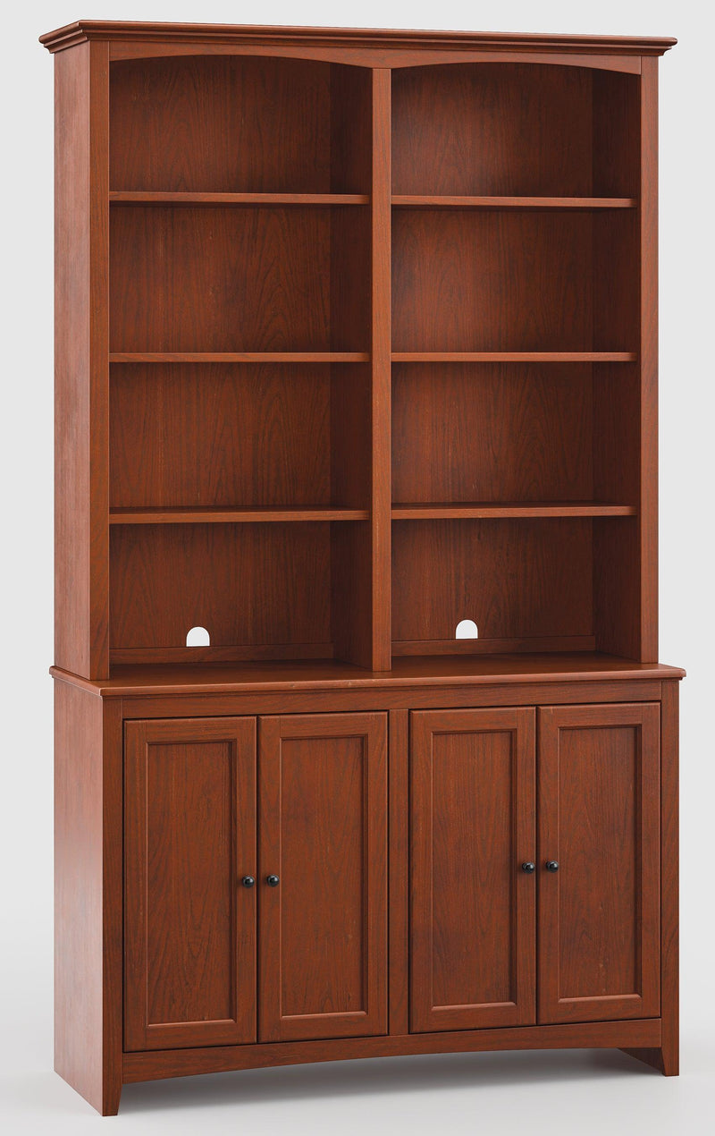 Mckenzie 48" Wide Cabinet and Hutch - Barewood