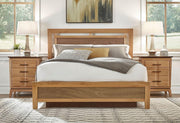 Addison Panel Bed - Barewood