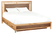 Addison Panel Storage Bed - Barewood