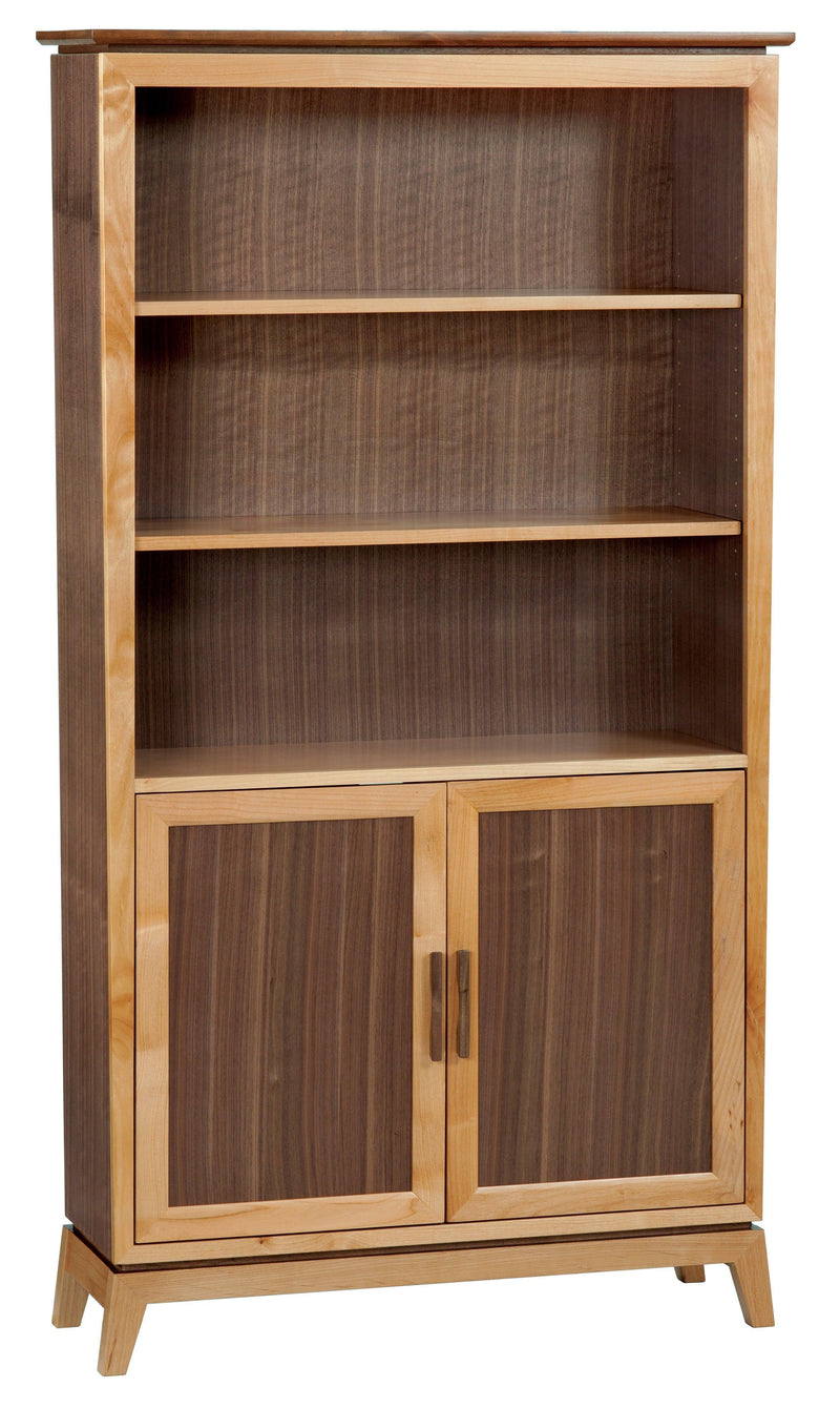 Addison 72"h Bookcase with Doors - Barewood