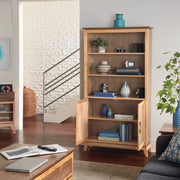 Addison 72"h Bookcase with Doors - Barewood