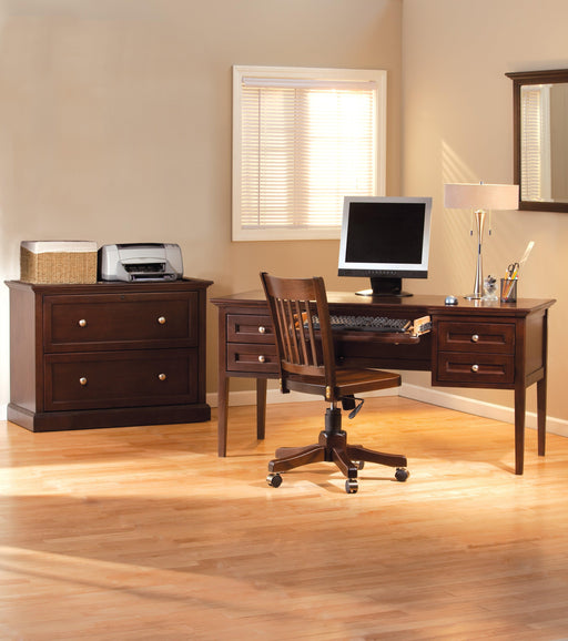 McKenzie 4- Drawer Desk - Barewood