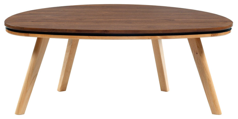 Addi Low Cocktail Table - Barewood