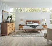 Addison Adjustable Headboard Platform Bed - Barewood