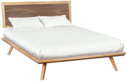 Addison Adjustable Headboard Platform Bed - Barewood