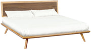 Addison Adjustable Headboard Platform Bed - Barewood
