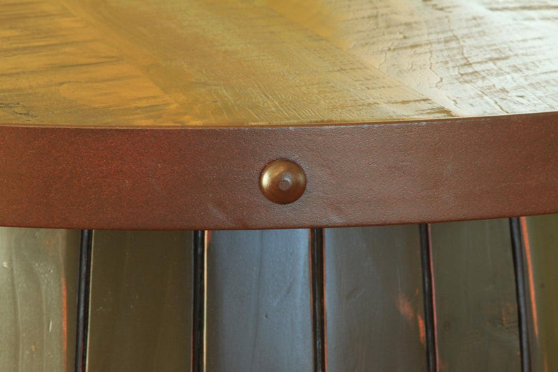 Antique Multicolor Bar Height Bistro Table - Barewood