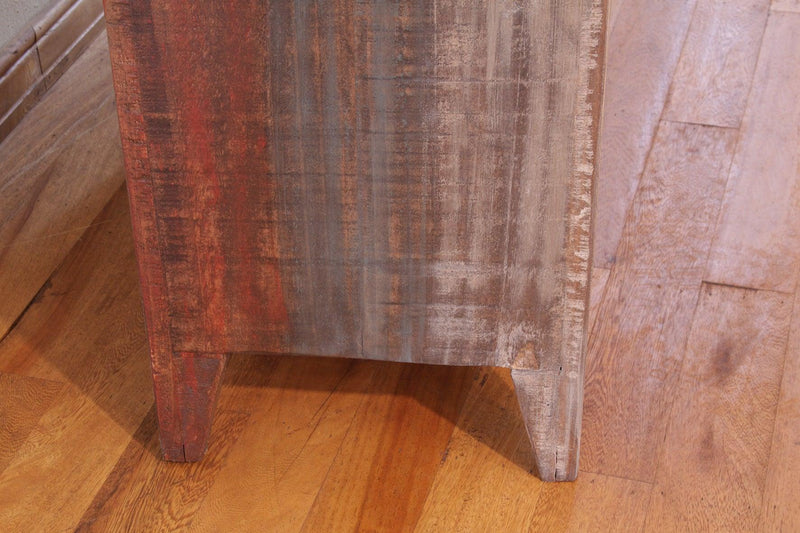 Antique Multicolor Bookcase - Barewood