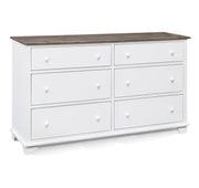 Portland Six Drawer Dresser - Barewood