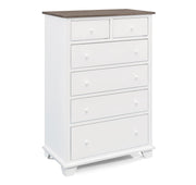 Portland Six Drawer Chest - Barewood