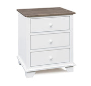 Portland Three Drawer Nightstand - Barewood