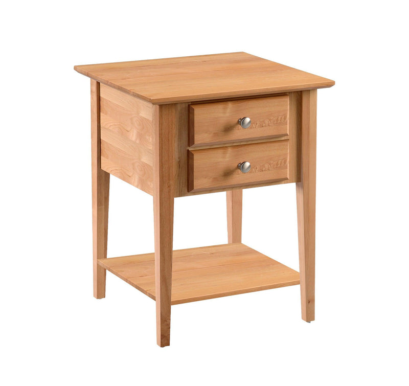 Alder End Table - Barewood