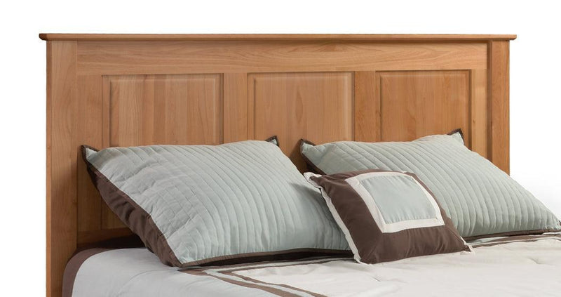 King Raised Panel Storage Build-A-Bed - Barewood