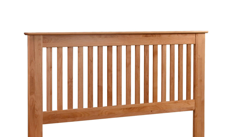 Alder Slat Headboard - Barewood
