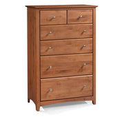 Shaker Six Drawer Chest - Barewood